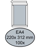 Envelop Quantore bordrug EA4 220x312mm zelfkl. wit 100stuks