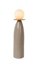 Lucide FIGARO - Tafellamp - Ø 12 cm, H 48 cm - 1xG9 - Grijs