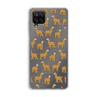 Alpacas: Samsung Galaxy A12 Transparant Hoesje