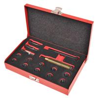 VidaXL Gloeibougie draad reparatie set m10 x 1,0 mm 15-delig