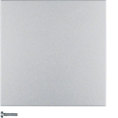 Berker Drukknop 1-voudig s/b aluminiumlook 85141183