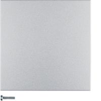 Berker Drukknop 1-voudig s/b aluminiumlook 85141183