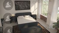 Standaard boxspring 140 x 220 cm- stofkleur 1984