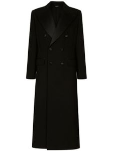 Dolce & Gabbana manteau à revers - Noir