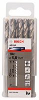 Bosch Accessoires Metaalboren HSS-G, Standard 6,6 x 63 x 101 mm 10st - 2608585499