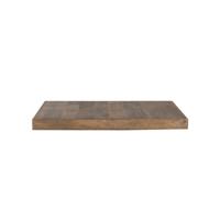 LABEL51 Eetkamertafel Tafelblad Straight Edge - Rough - Mangohout - 70 cm Straight