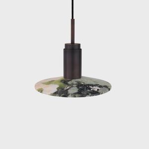 Anour Donya Onyx Solar Hanglamp - Gemixte kap - Gebruind koper