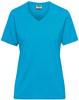 James & Nicholson JN1807 Ladies´ Bio Workwear T-Shirt - /Turquoise - XS