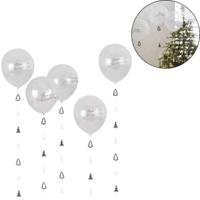 Ginger Ray ballonnen set merry christmas 5 stuks | 20 stuks