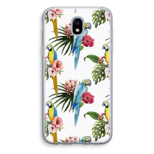 Kleurrijke papegaaien: Samsung Galaxy J5 (2017) Transparant Hoesje