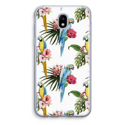 Kleurrijke papegaaien: Samsung Galaxy J5 (2017) Transparant Hoesje