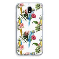 Kleurrijke papegaaien: Samsung Galaxy J5 (2017) Transparant Hoesje