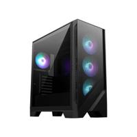 ATX Semi-toren doos MSI MAG FORGE 320R AIRFLOW Zwart