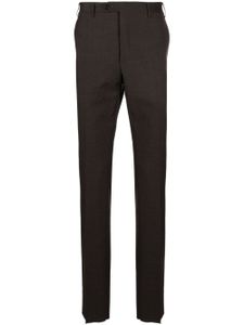 Corneliani pantalon de costume à coupe fuselée - Marron