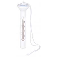 Zwembad thermometer - wit - drijvend - kunststof - 19 cm