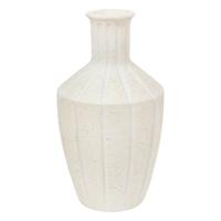 Bloemenvaas Sciacca - wit - keramiek - D25 x H48 cm - Stelen en boeketten - Grieks/romeins thema