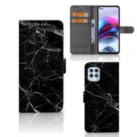 Motorola Moto G100 | Bookcase | Marmer Zwart - Origineel Cadeau Vader