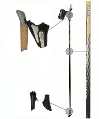 Exel Nordic Walking Stokken 130