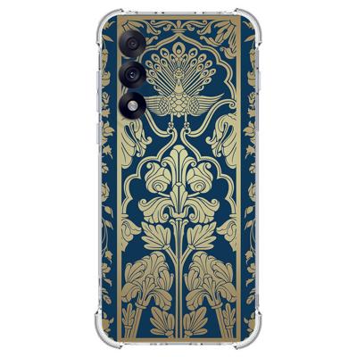 TPU Telefoonhoesje OnePlus Nord 5 - Beige Flowers schokabsorberende backcover