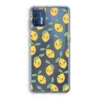 Citroenen: Motorola Moto G9 Plus Transparant Hoesje