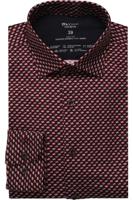 OLYMP Level Five 24/Seven Body Fit Jersey shirt bordeaux,