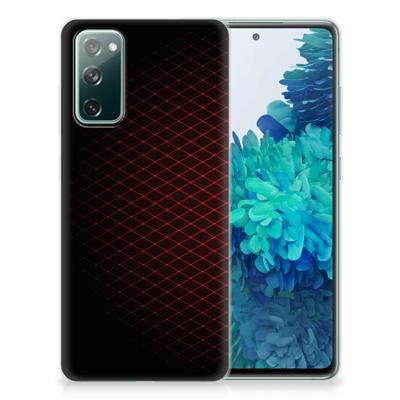 Samsung Galaxy S20 FE | TPU bumper | Geruit Rood