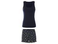 esmara Korte dames pyjama (Marineblauw, M (40/42))