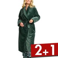 Damella Jaquard Fleece Dressing Gown