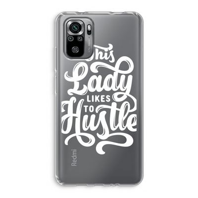 Hustle Lady: Xiaomi Redmi Note 10S Transparant Hoesje
