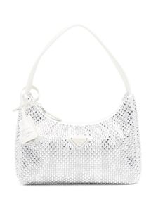 Prada sac porté épaule Re-Edition - Blanc