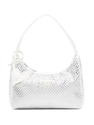 Prada sac porté épaule Re-Edition - Blanc