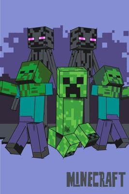 Minecraft fleece plaid - 100 x 150 cm