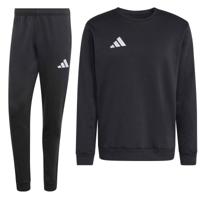 adidas Entrada 26 Crew Sweater Joggingpak Zwart Wit