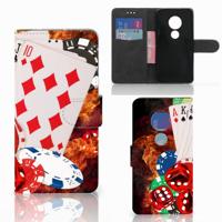 Motorola Moto G7 Play | Wallet Case | met Pasjes | Casino