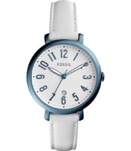 Horlogeband Fossil ES4203 Leder Wit 14mm