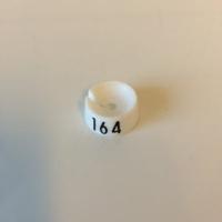 MB wit/zwart 164 voor op kledinghanger