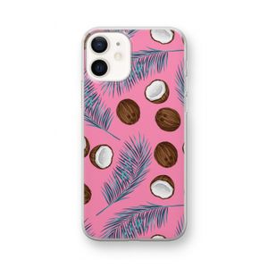 Kokosnoot roze: iPhone 12 mini Transparant Hoesje