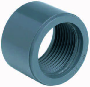 Europond Lijmring 63mm met 1½" Binnendraad - PVC Verbindingsring voor Waterdichte Vijverconstructie