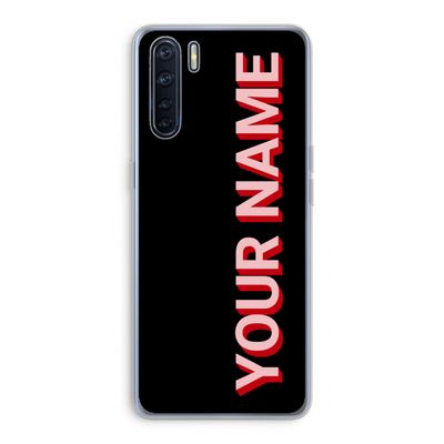 Namecase: Oppo A91 Transparant Hoesje