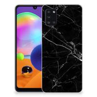 Samsung Galaxy A31 | TPU | Siliconen hoesje | Marmer Zwart - Origineel Cadeau Vader