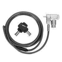 Targus DEFCON Ultimate Universal Keyed Cable Lock with Slimline Adaptable Lock Head diefstalbeveiliging - thumbnail