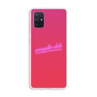 Vice Glow: Galaxy A71 Transparant Hoesje