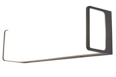 Lutec Antraciete wandlampDoblo rechthoekig - 5107401125