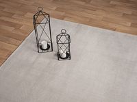 Karpet24 Loft modern pluizig laagpolig tapijt, antislip onderkant, wasbaar tot 30 graden, heerlijk zacht, bontlook, zand-Ø 200 cm rond