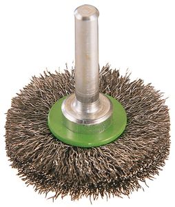 Promat Ronde borstel | d. 70 mm draaddikte 0,3 mm | RVS 18 mm | 15000 min-¹ - 4000841127 4000841127