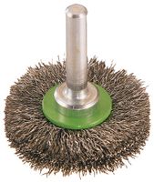 Promat Ronde borstel | d. 70 mm draaddikte 0,3 mm | RVS 18 mm | 15000 min-¹ - 4000841127 4000841127