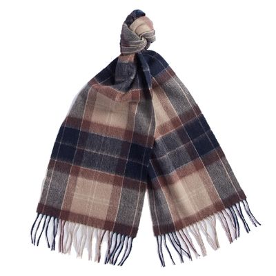 Tartan scarf Gardenia