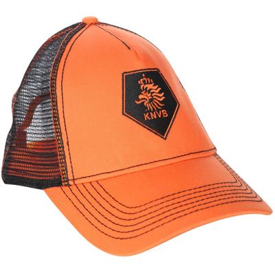 KNVB Cap Oranje met Zwarte Leeuw Midden - Volwassenen