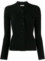 SANDRO cardigan en maille à design nervuré - Noir