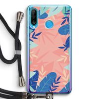 Tropisch: Huawei P30 Lite Transparant Hoesje met koord